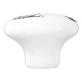 Bling Birds Thema Keramische Knop (Zijkant)