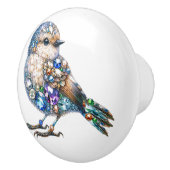 Bling Birds Thema Keramische Knop (Rechts)