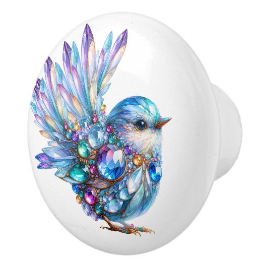 Bling Birds Thema Keramische Knop (Rechts)