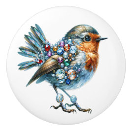 Bling Birds Thema Keramische Knop