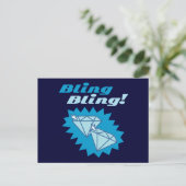 Bling Bling Briefkaart (Staand voorkant)