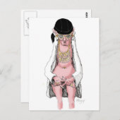 BLING BLING BRIEFKAART (Voorkant / Achterkant)