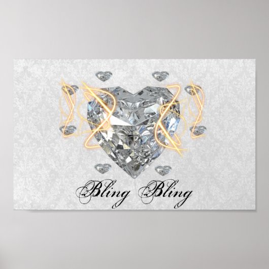 Bling Bling Diamond Poster (Voorkant)