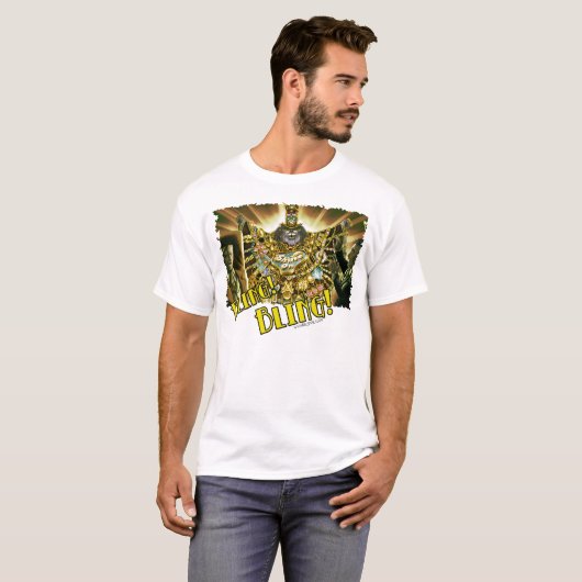 Bling! Bling! (licht) T-shirt (Voorkant volledig)