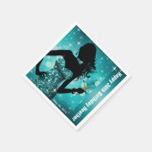 Bling Bombshell Sparkle verjaardagsfeestje | blauw Servet (Hoek)