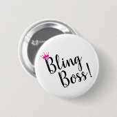 Bling Boss Button (Voorkant /achterkant)