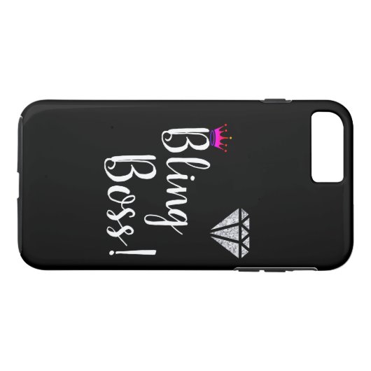 Bling Boss Phone Hoesje! Case-Mate iPhone Case (Achterkant (Horizontaal))