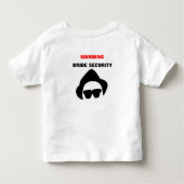 Bling & Bride Security T-shirt (Achterkant)