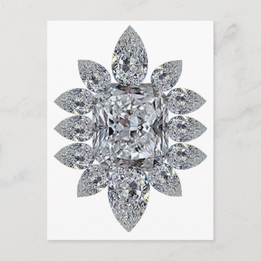 Bling Brooch Briefkaart (Voorkant)