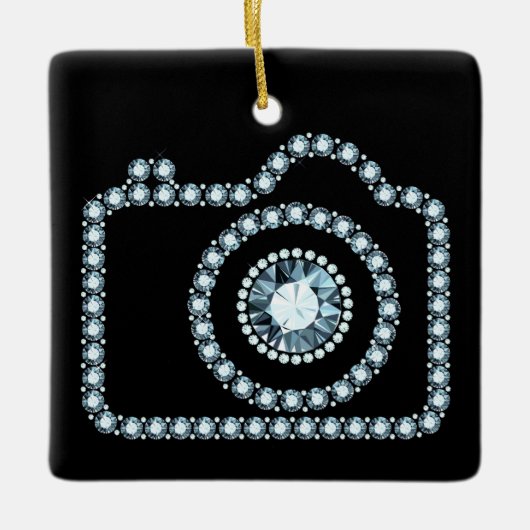 Bling Camera Ornament (Voorkant)