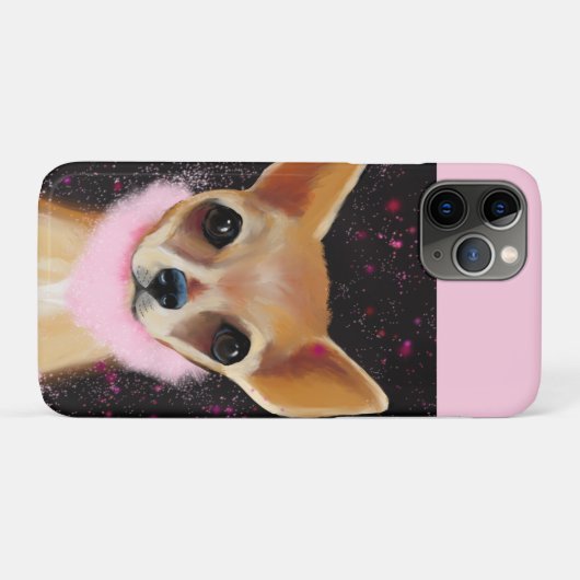 Bling Chihuahua Case-Mate iPhone Case (Achterkant (horizontaal))
