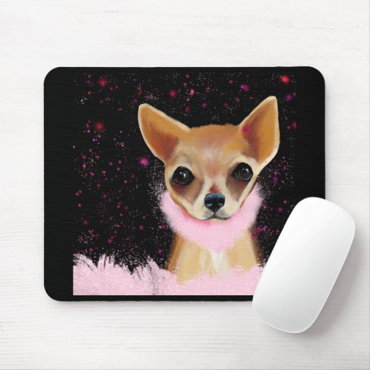 Bling Chihuahua Muismat (Met muis)