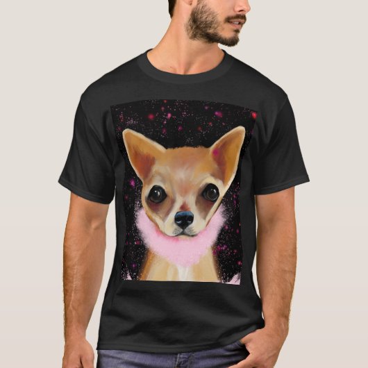 Bling Chihuahua T-shirt (Voorkant)