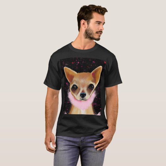 Bling Chihuahua T-shirt (Voorkant volledig)