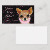 Bling Chihuahua Visitekaartje (Voorkant / Achterkant)