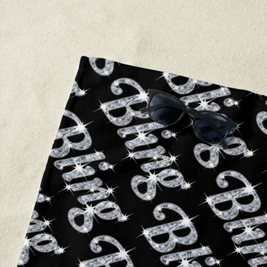 Bling Design Beach Towel Strandlaken (In situ)