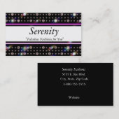 Bling Diamond Deep Paarse E200 Visitekaartje (Voorkant / Achterkant)