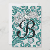 Bling Diamond Parels Feest Uitnodigingen (Achterkant)