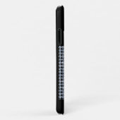 Bling Diamond Zwart Monogram Case-Mate iPhone Case (Achterkant/rechts)