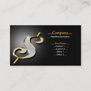 Bling Dollar Visitekaartje