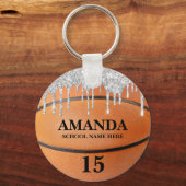 Bling Drip Basketbal Sleutelhanger (Voorkant)