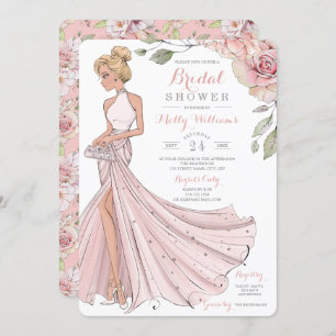 Bling en Glitter Meisje Bruid Vrijgezellenfeest Kaart