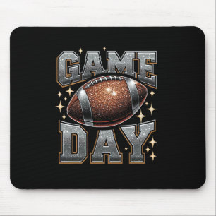 Bling Football Lover Herfst Herfst Spel Dag Footba Muismat