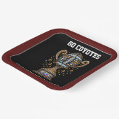 Bling Football Party Big Game Bowl Game Trofee Papieren Bordje (Gebogen)