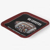 Bling Football Party Big Game Bowl spel Papieren Bordje (Gebogen)