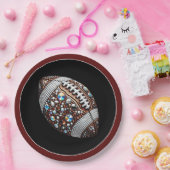 Bling Football Party Big Game Bowl spel Papieren Bordje (Feest)