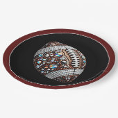 Bling Football Party Big Game Bowl spel Papieren Bordje (Gekanteld)