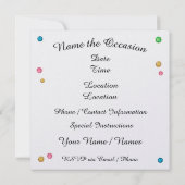 Bling Formele uitnodiging (Achterkant)