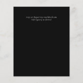 Bling Girly Glam Leopard Print Pink Gold Weddensch (Achterkant)