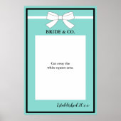 Bling & Glam Fabulous Vrijgezellenfeest Foto Booth Poster (Voorkant)