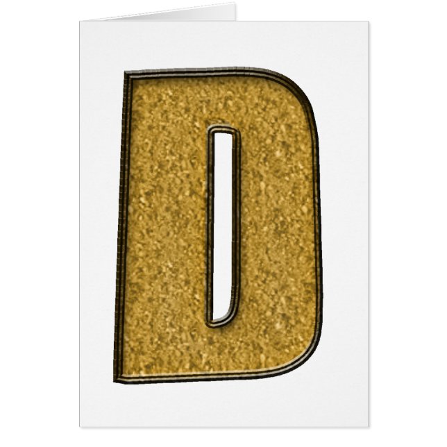 Bling Gold D (Voorkant)