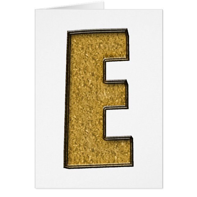 Bling Gold E (Voorkant)