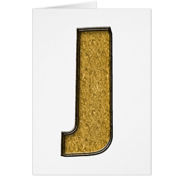 Bling Gold J (Voorkant)