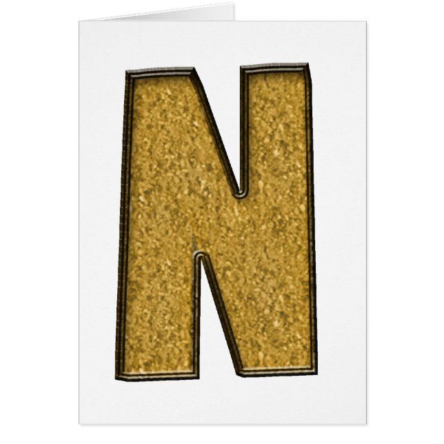 Bling Gold N (Voorkant)