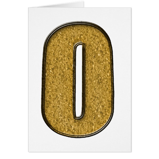 Bling Gold O (Voorkant)