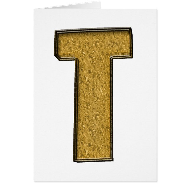 Bling Gold T (Voorkant)