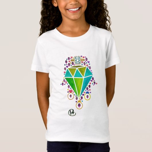 Bling Hamsa T T-shirt (Voorkant)
