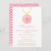 Bling Het Aan Sieraden Maken Meisjes Verjaardagsfe Kaart (Voorkant / Achterkant)