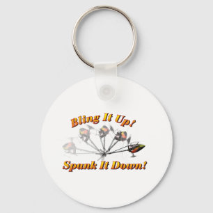 Bling het spat het sleutelhanger