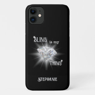 Bling is mijn ding Diamond Sparkle Case-Mate iPhone Case
