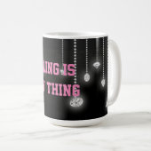 Bling is mijn Mok met diamanten (Voorkant rechts)