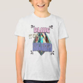 Bling It Op Kleuterschool Meisjes Bling, Kindergar Tri-Blend Shirt (Voorkant)