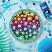 Bling Jewel Afbeeldingen Feestartikelen Papieren Bordje (Feest)