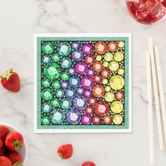 Bling Jewels Afbeeldingen servetten (Insitu)