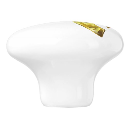 BLING Keramische Palm Tree Knop (Zijkant)