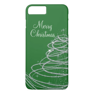 Bling Kerstboom iPhone 8/7 Plus Hoesje